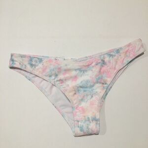 Onia Tie Dye pastel cotton candy Bikini bottoms Lg